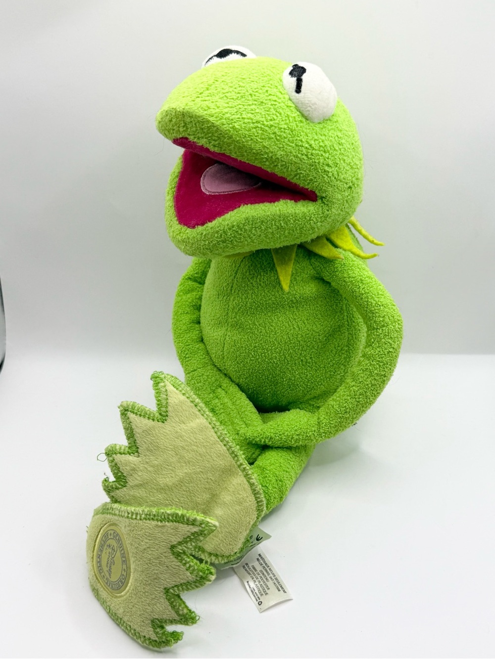 Disney Store Original Kermit the Frog Plush Stuffed Animal 18” Muppets Toy